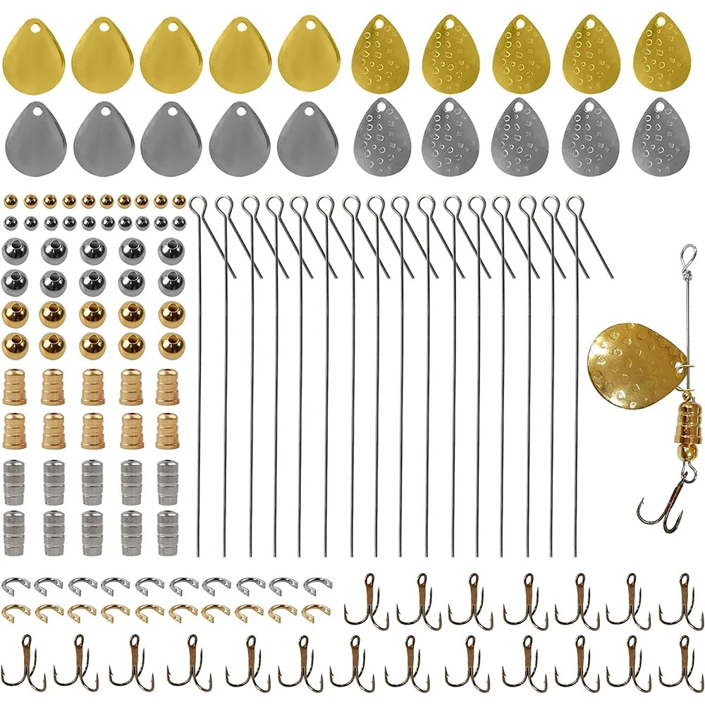 Fishing Lure Spoon - 140 шт., Набор для изготовления рыболовных
