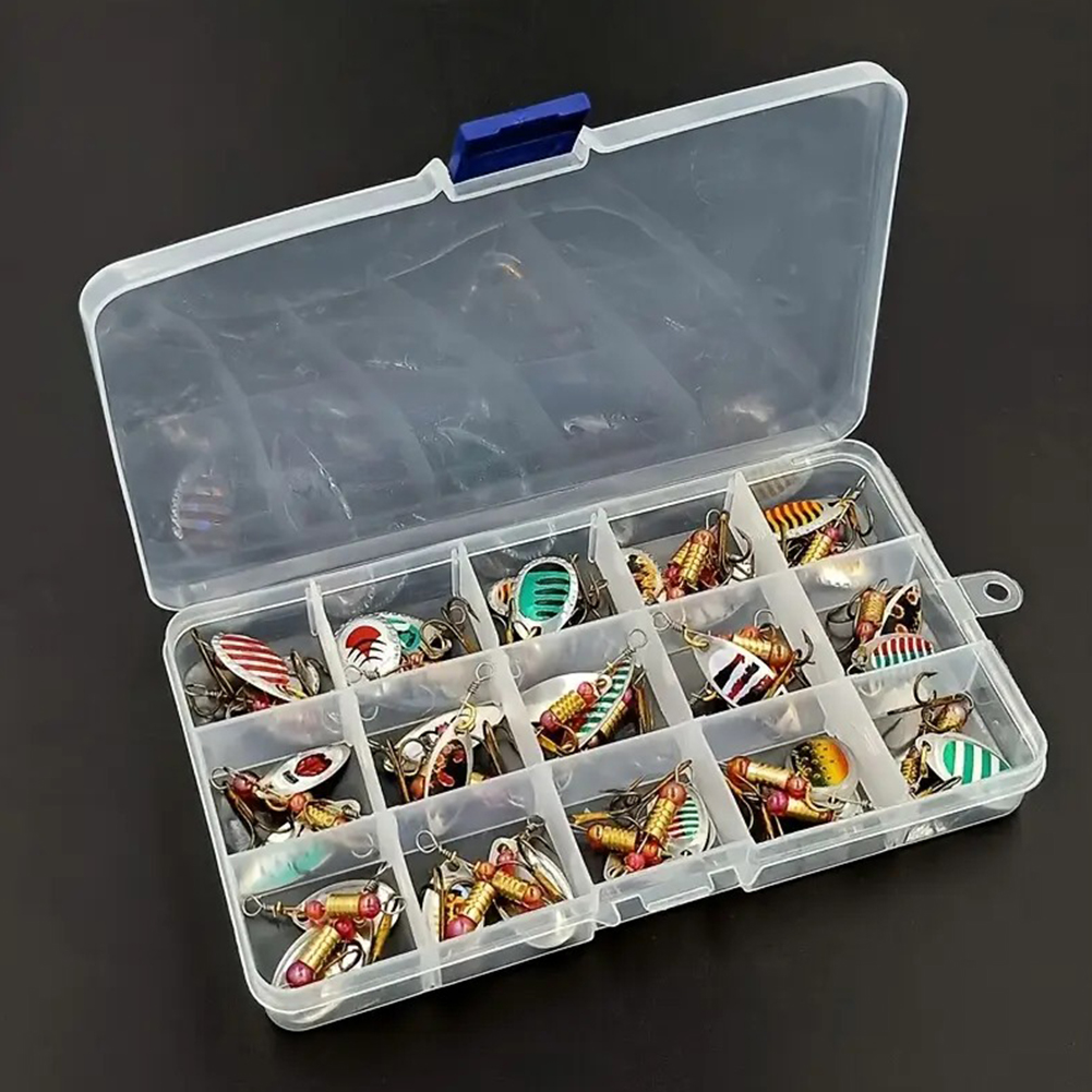 Fishing Lure Spoon - 30 шт. металлических вращающихся приманок для