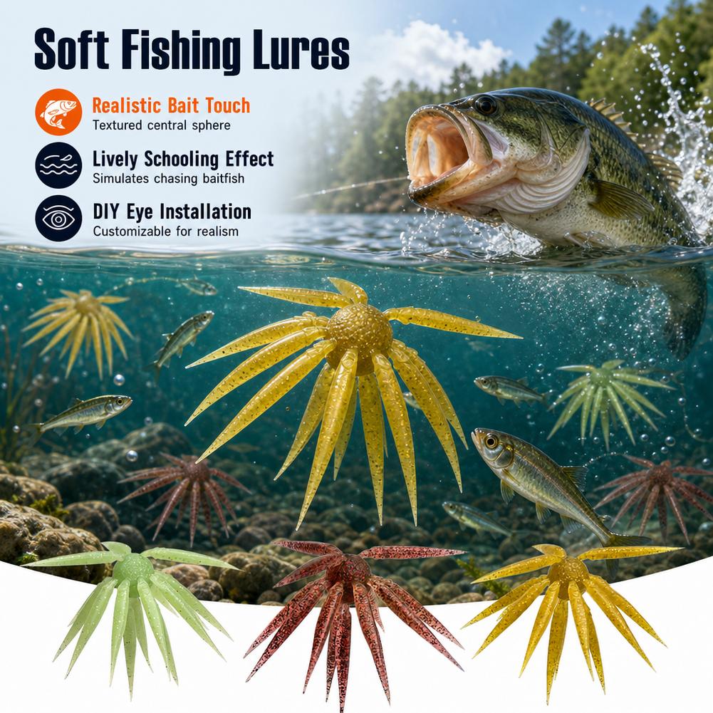 17 мм, мягкая приманка для лов – обзор и цена Fishing Lure Soft Plastic