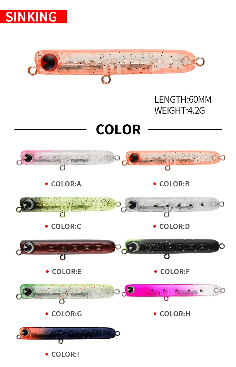 Искусственная приманка-каранда – обзор и цена Fishing Lure Jerkbait