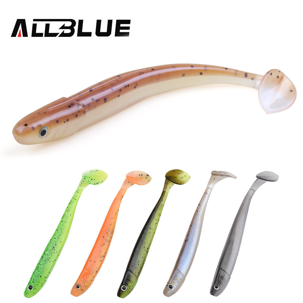 ALLBLUE Новые яркие мягкие при – обзор и цена Fishing Lure Soft Plastic