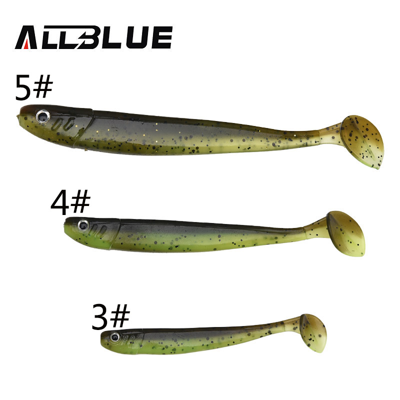 ALLBLUE Новые яркие мягкие при – обзор и цена Fishing Lure Soft Plastic