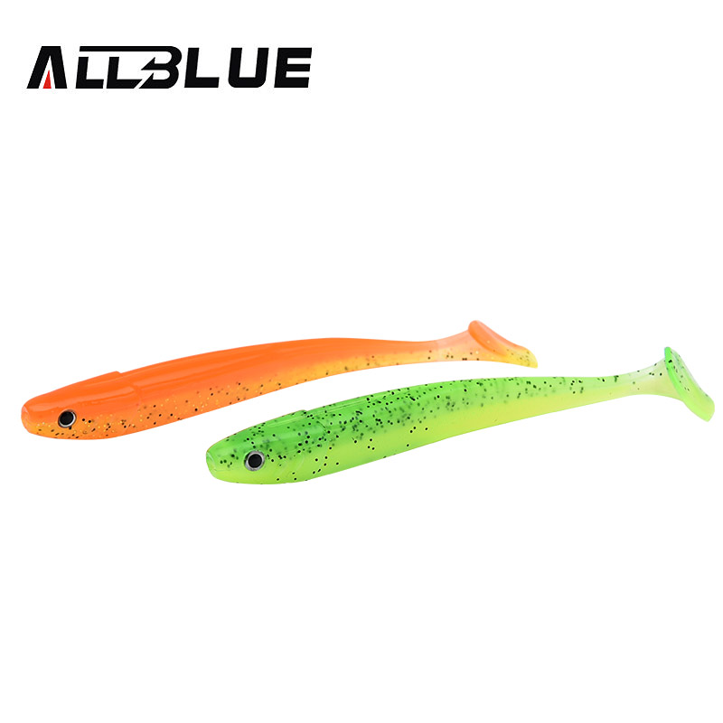 ALLBLUE Новые яркие мягкие при – обзор и цена Fishing Lure Soft Plastic